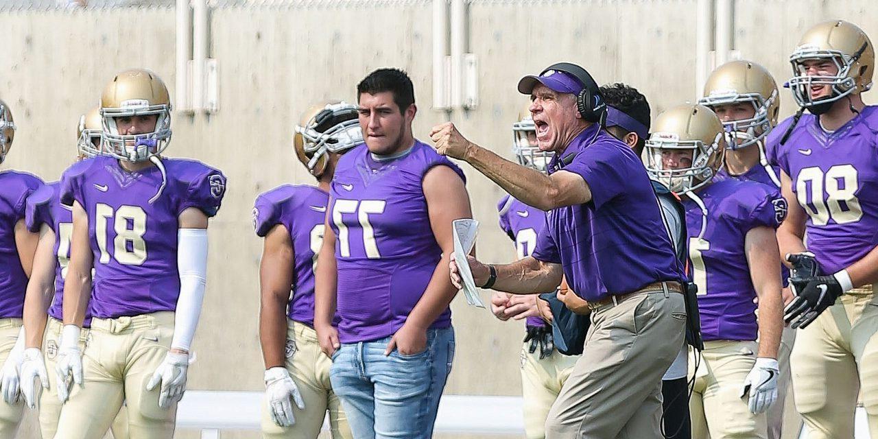 Hall of Fame coach on the sidelines for the Marauders